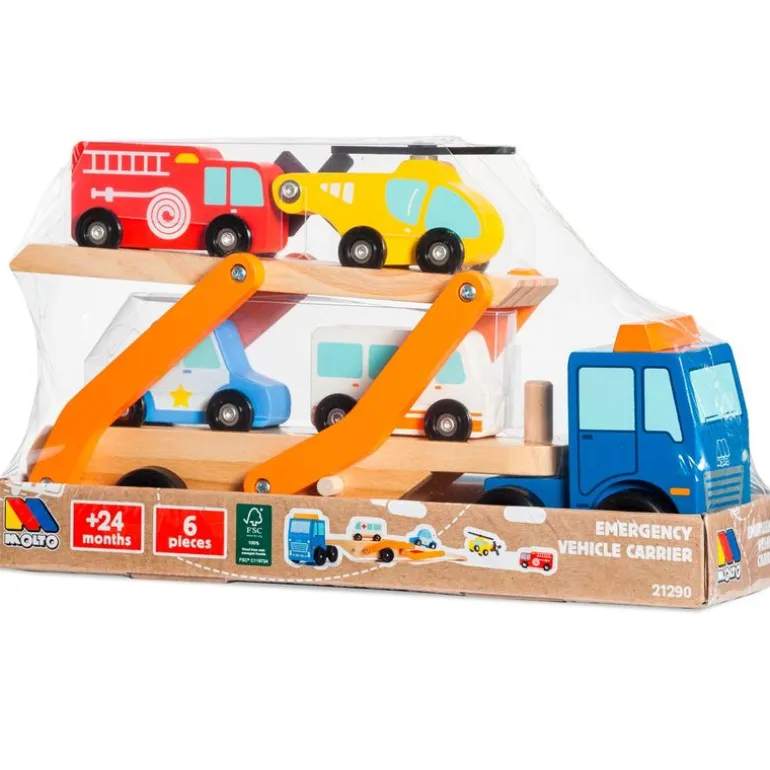 Camión de Emergencia con Vehículos