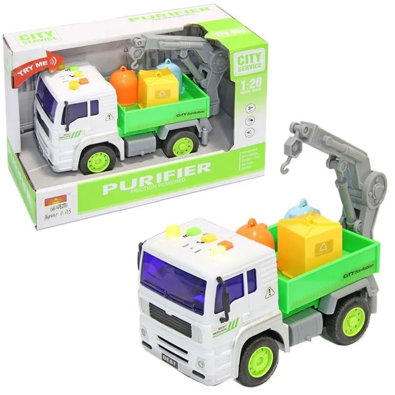 Camión de Reciclaje con Pinza Escala 1:20