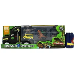 Camión de Transporte Dinosaurios Escala 1:27