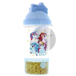 Cantimplora 4 Unicornios Azul