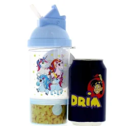 Cantimplora 4 Unicornios Azul