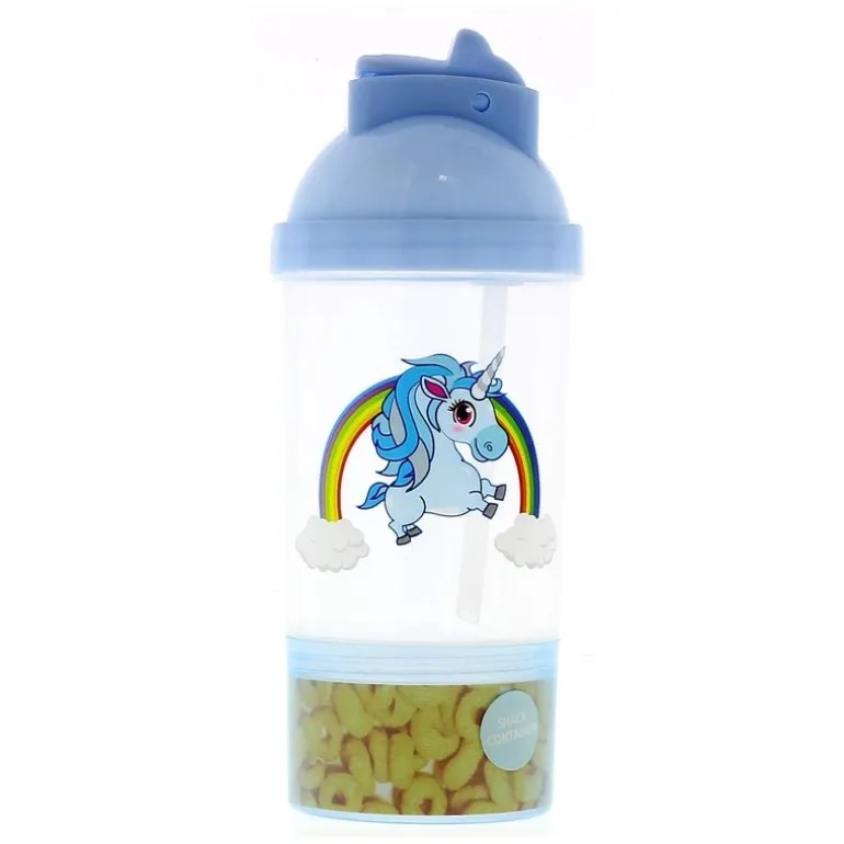Cantimplora Unicornio Azul