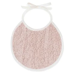 Capa baño + babero Bicicleta Jirafa Blanco/ Rosa