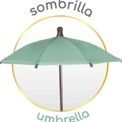 Carro de Muñecas Capriccio con Sombrilla