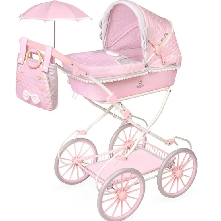 Carro de Muñecas Sophie Plegable con Sombrilla