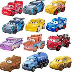 Cars Mini Racers Pack 3 Mini Vehículos Surtidos