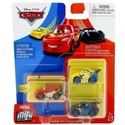 Cars Mini Racers Pack 3 Mini Vehículos Surtidos