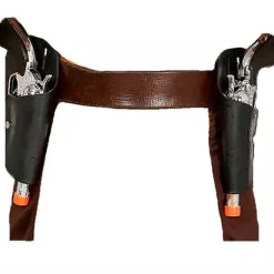 Cartuchera Doble con Pistolas