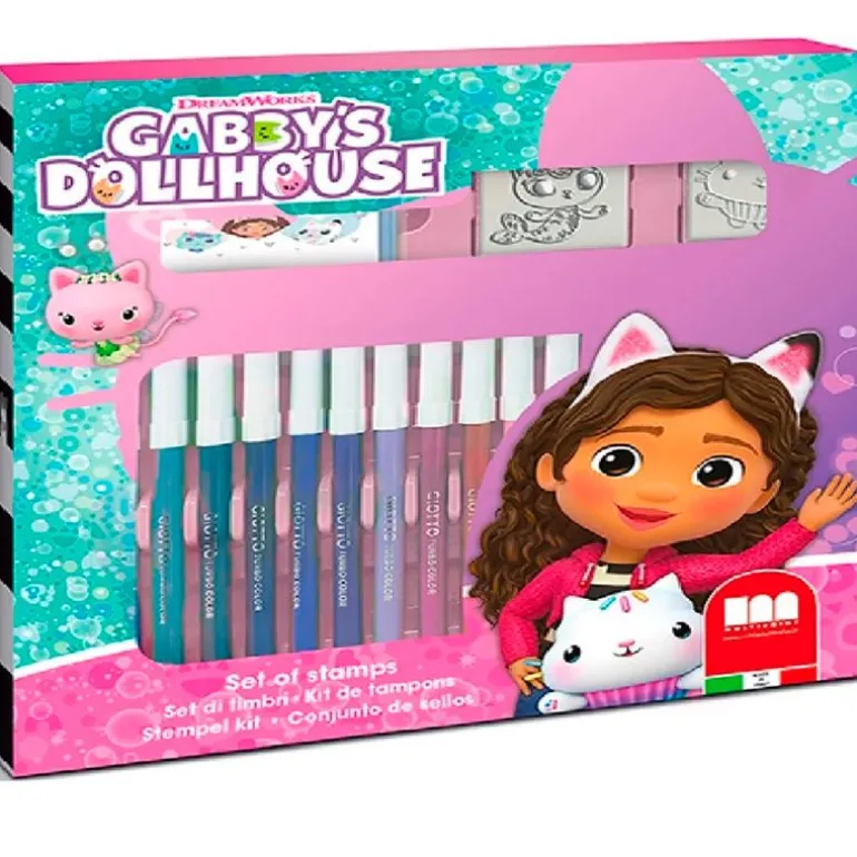 Casa Muñecas de Gabby Pack Rotuladores + Sellos