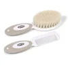 Cepillo y peine suave Beig