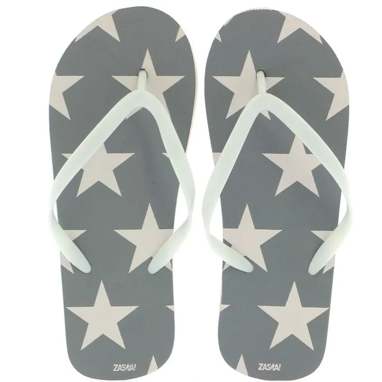 Chanclas de Verano Stars Grises