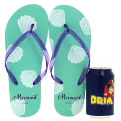 Chanclas Sirena Tira Lila