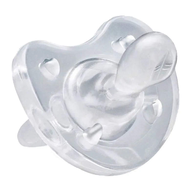 Chupete Physio Soft de silicona +16 meses Blanco