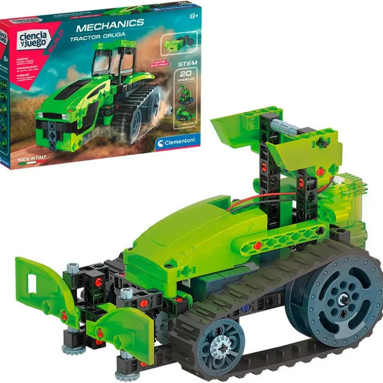 Ciencia y Juego Mechanics Tractor Oruga