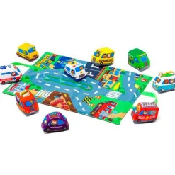 City & Fun Tapiz Juego con Coches