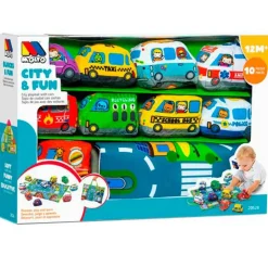 City & Fun Tapiz Juego con Coches