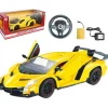 Coche Deportivo Amarillo R/C Escala 1:12
