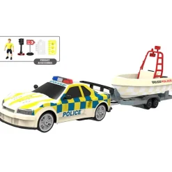 Coche Policía con Lancha