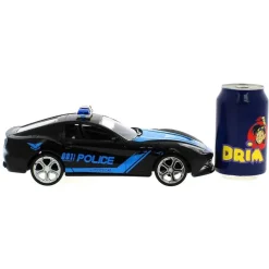 Coche Policía Negro R/C a Escala 1:16