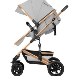 Cochecito 3 piezas Amaia Gris Claro