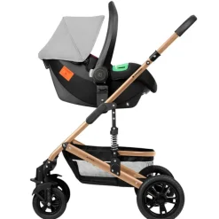 Cochecito 3 piezas Amaia Gris Claro