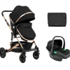 Cochecito 3 piezas Amaia Negro