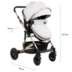 Cochecito 3 piezas Amaia Negro