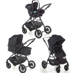 Cochecito 3 piezas Conver Track Black