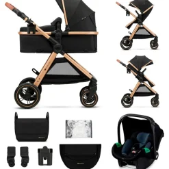 Cochecito 3 piezas Conver Esme Black
