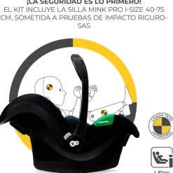 Cochecito 3 piezas Conver Esme Black