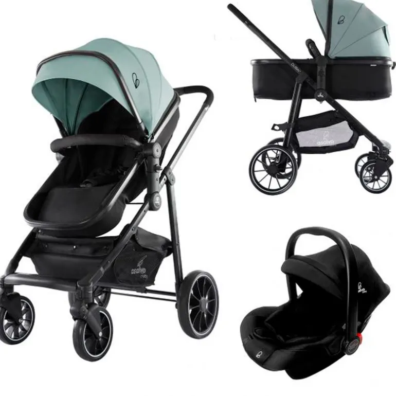 Cochecito 3 piezas Dubai 2 Oliva