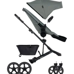 Cochecito 2 piezas Harvey 5 capazo Pebble Grey