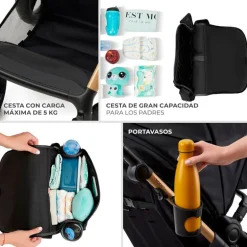 Cochecito 3 piezas Moov 2 Black