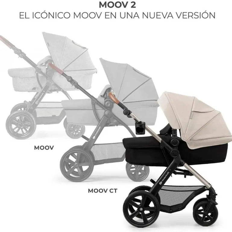 Cochecito 3 piezas Moov 2 Grey