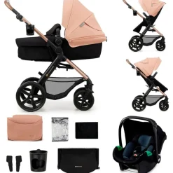 Cochecito 3 piezas Moov 2 Nude