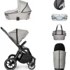 Cochecito 2 piezas Muuvo Quick 3.0 Steel Grey