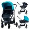 Cochecito 3 piezas Porto Azul