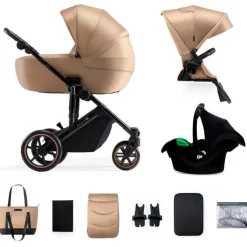 Cochecito 3 piezas Prime 2 Isize Beige