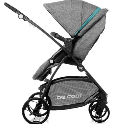 Cochecito 2 piezas Slide Flex be Solid Black