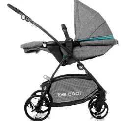 Cochecito 2 piezas Slide Flex be Solid Black