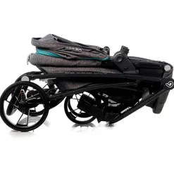 Cochecito 2 piezas Slide Flex be Solid Black