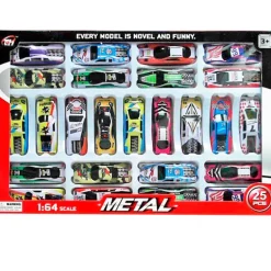 Coches Carreras Pack 25 Escala 1:64