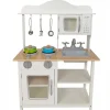Cocina Madera con 5 Accesorios 60x83x30 cm
