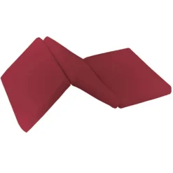 Colchón plegable cuna viaje Rojo