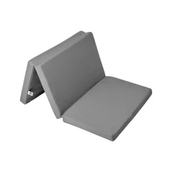 Colchón plegable cuna viaje azul