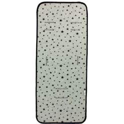 Colchoneta algodón para silla de paseo Estrellas
