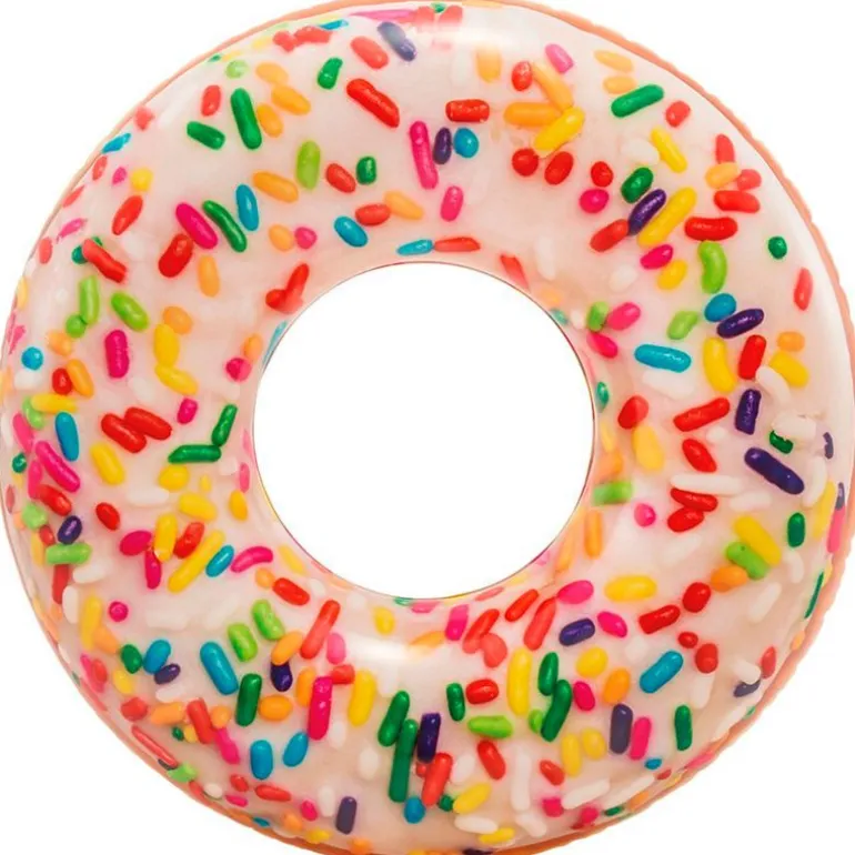 Colchoneta Hinchable Donut Blanco