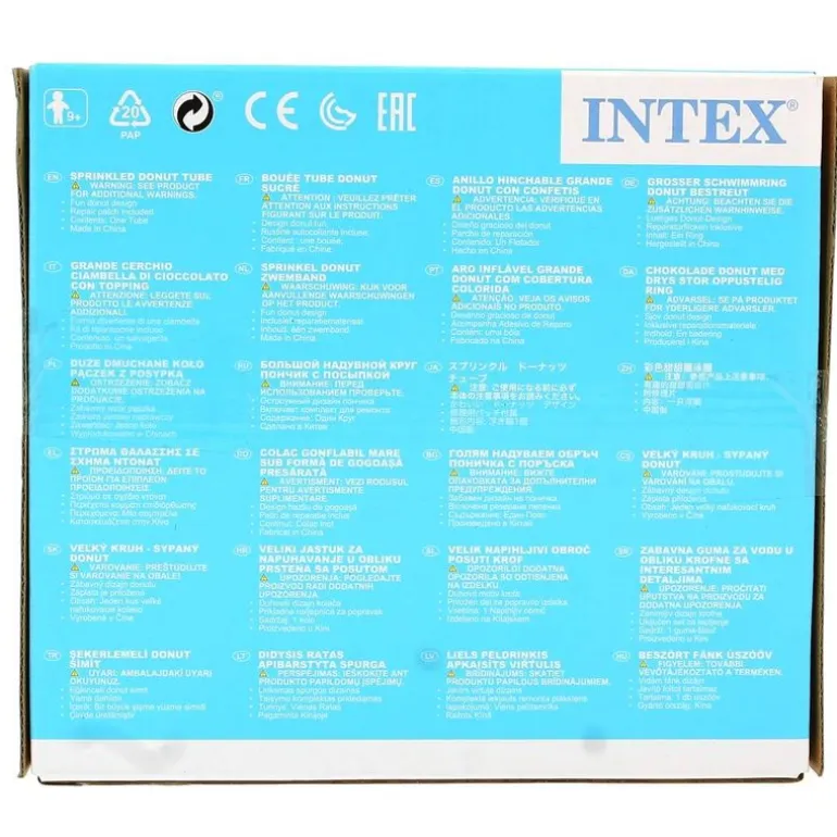Colchoneta Hinchable Donut Blanco