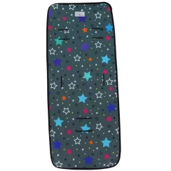 Colchoneta para silla paseo estrellas tonos rosas
