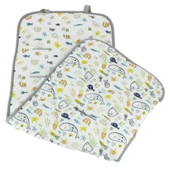 Colchoneta reversible Ballenas